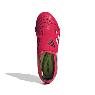 JR Predator Elite Fold-Over Tongue Firm Ground Soccer Boots - Pure Victory Pack