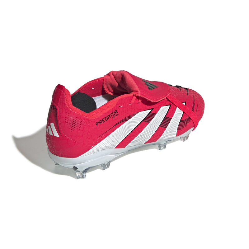 JR Predator Elite Fold-Over Tongue Firm Ground Soccer Boots - Pure Victory Pack