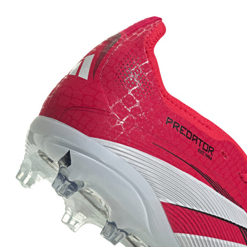JR Predator Elite Fold-Over Tongue Firm Ground Soccer Boots - Pure Victory Pack