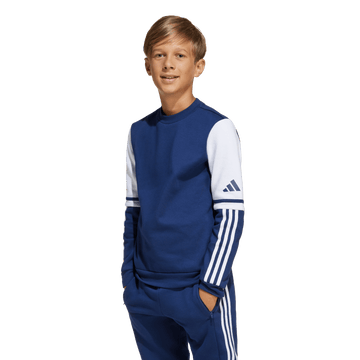 Squadra 25 Youth Crew Neck Sweater - Navy
