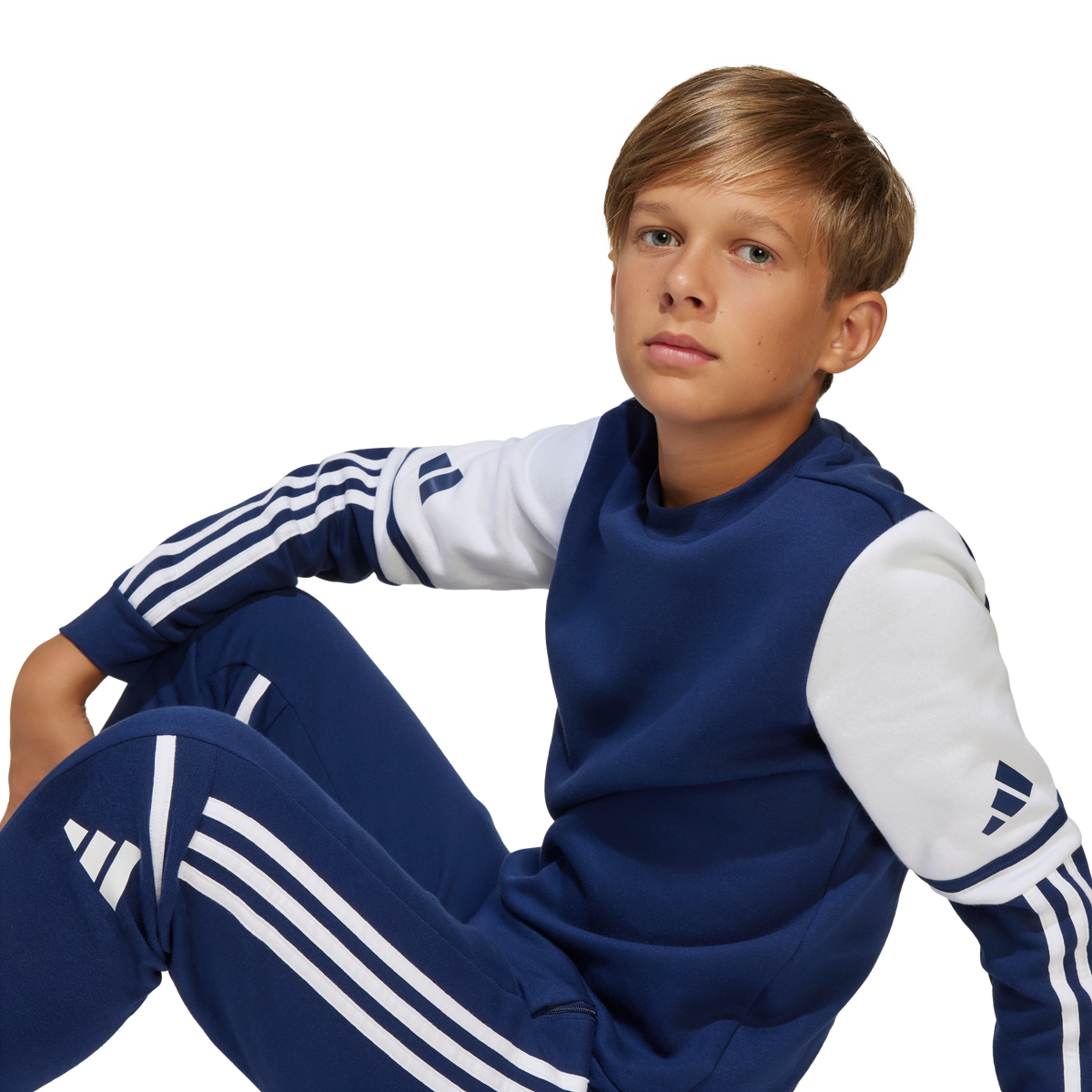Squadra 25 Youth Crew Neck Sweater - Navy