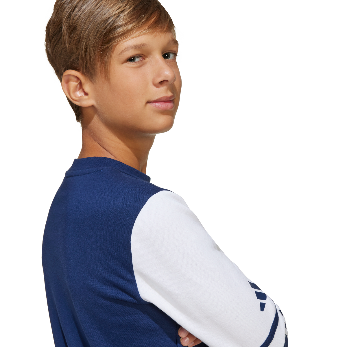 Squadra 25 Youth Crew Neck Sweater - Navy