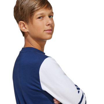 Squadra 25 Youth Crew Neck Sweater - Navy