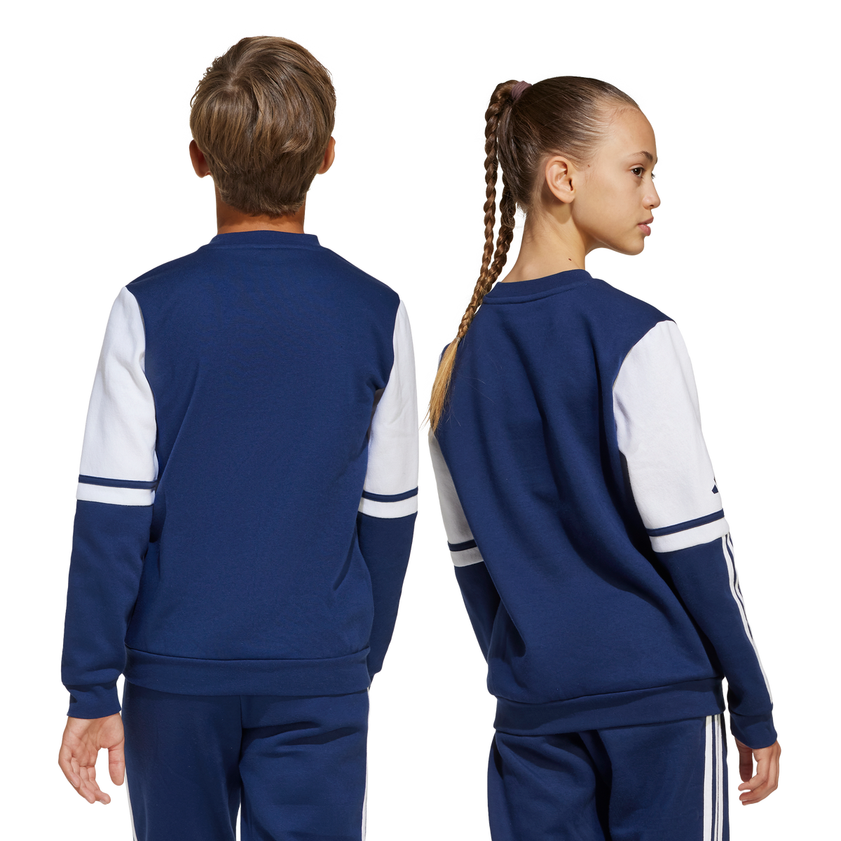 Squadra 25 Youth Crew Neck Sweater - Navy
