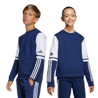 Squadra 25 Youth Crew Neck Sweater - Navy