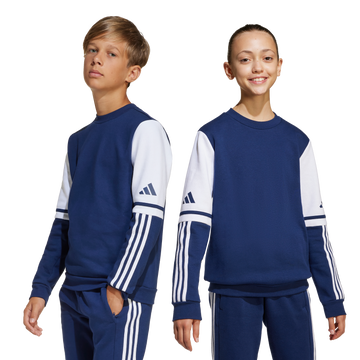 Squadra 25 Youth Crew Neck Sweater - Navy