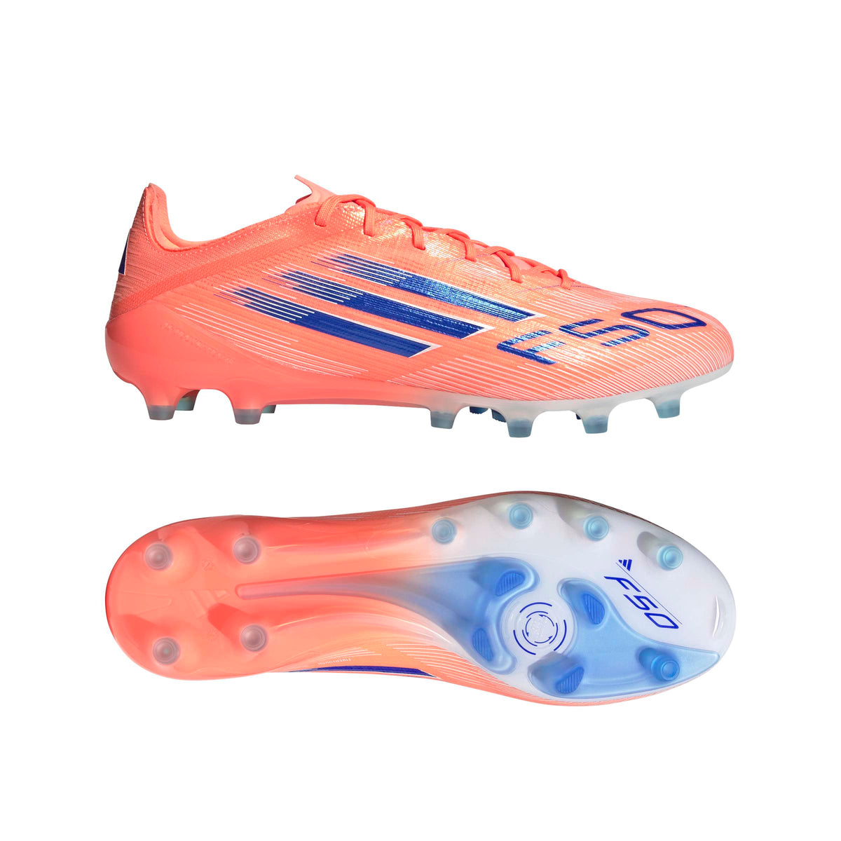 F50 Elite Artificial Ground Soccer Boots - Coral Blaze Pack