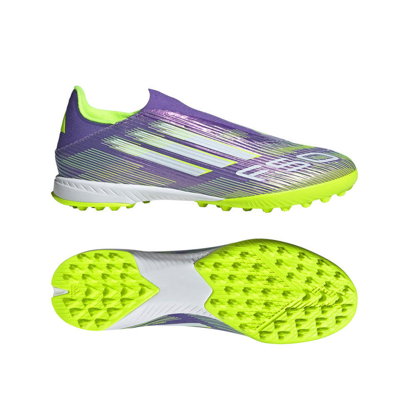 F50 League Laceless Turf Soccer Boots - Radiant Blaze Pack