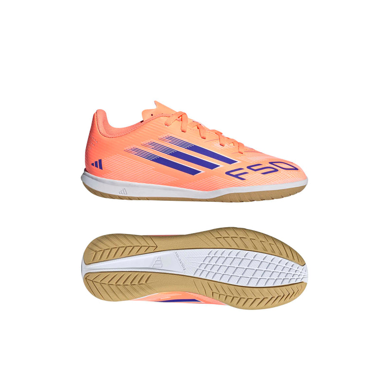 JR F50 Club Indoor Court Soccer Boots - Coral Blaze Pack