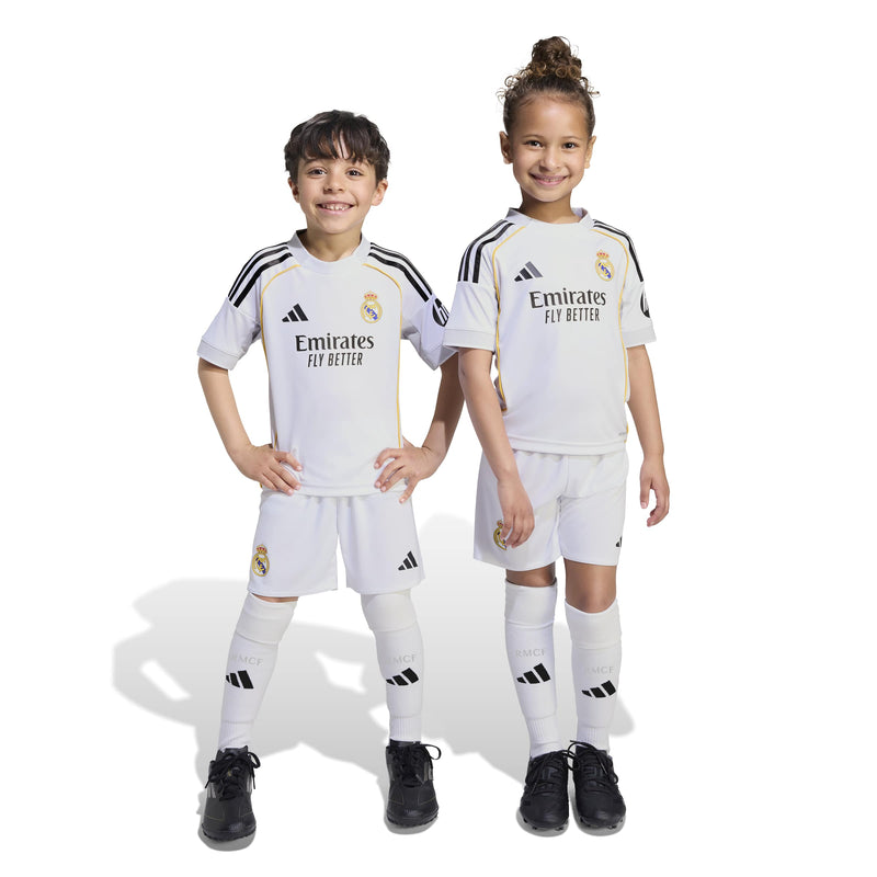 Real Madrid 2025/26 Little Kid Home Kit