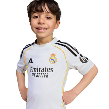 Real Madrid 2025/26 Little Kid Home Kit