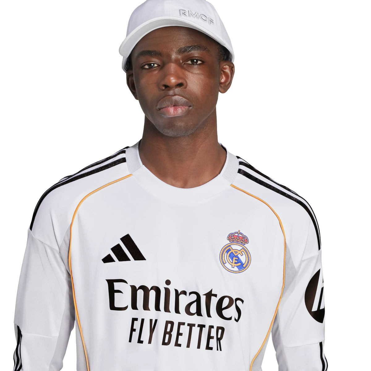Real Madrid 2025/26 Long Sleeve Replica Home Jersey