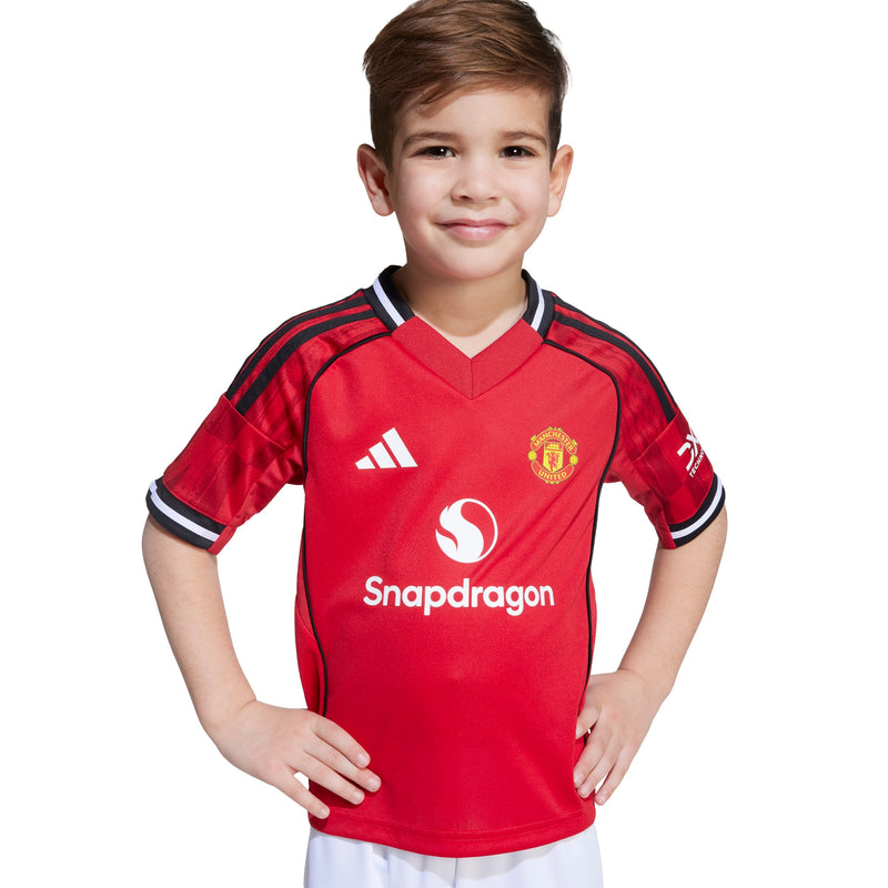 Manchester United FC 2025/26 Little Kid Home Kit
