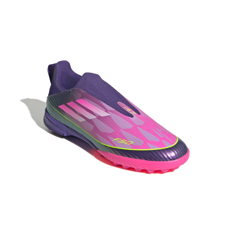 JR F50 League Laceless "Lamine Yamal" Turf Soccer Boots