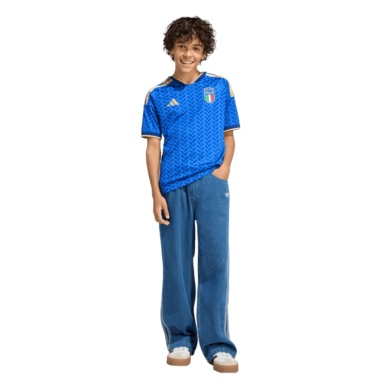 Italy 26 Youth Replica Home Jersey