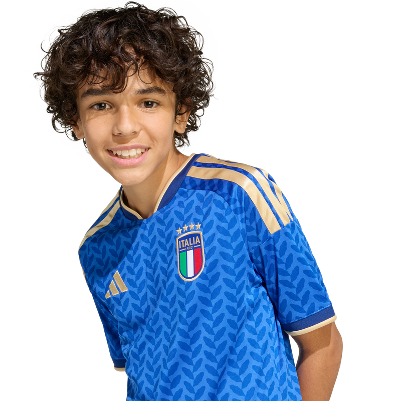 Italy 26 Youth Replica Home Jersey