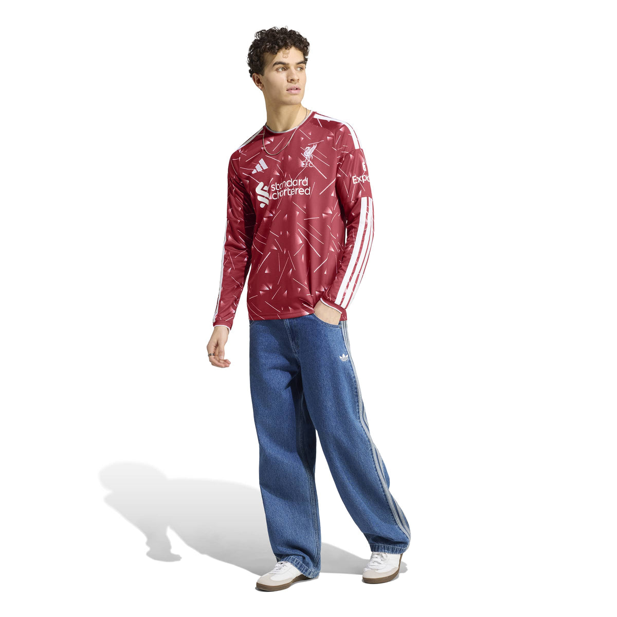 Men’s Liverpool 2026/27 Long Sleeve Replica Home Jersey