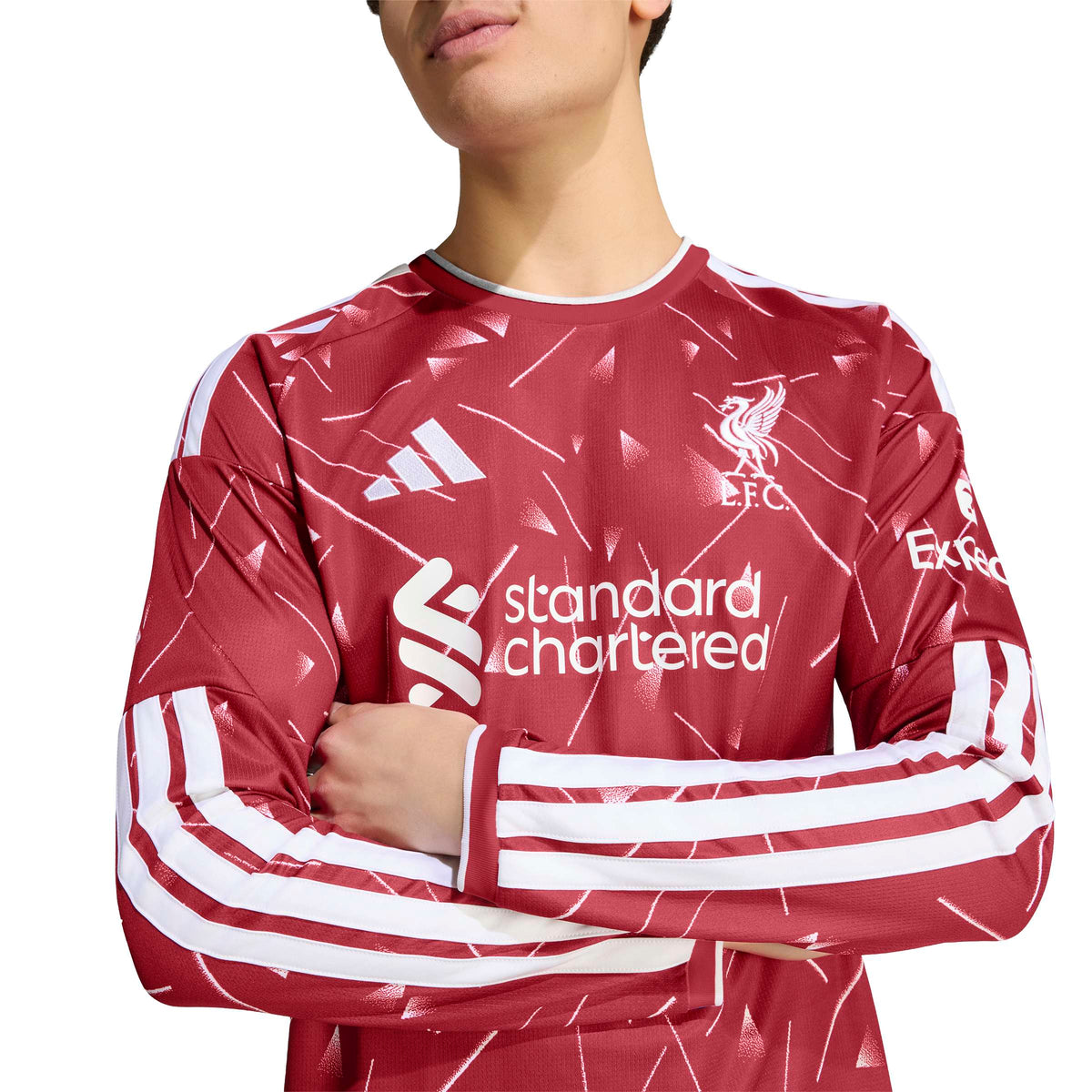Men’s Liverpool 2026/27 Long Sleeve Replica Home Jersey