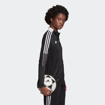 Women's Tiro 21 Training Jacket - Black/White
