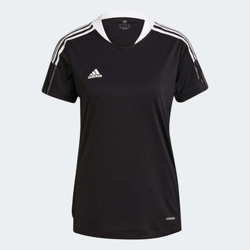 Women's Tiro 21 Training Jersey - Black/White