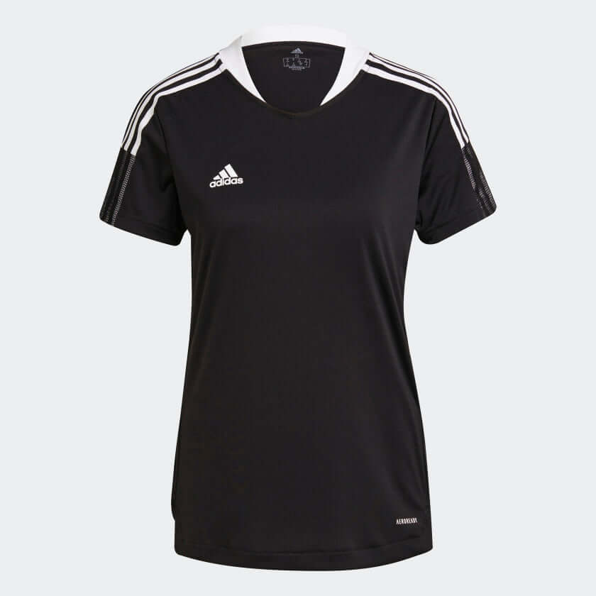 Women's Tiro 21 Training Jersey - Black/White