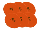 Flat Round Markers 25cm (Set of 6)