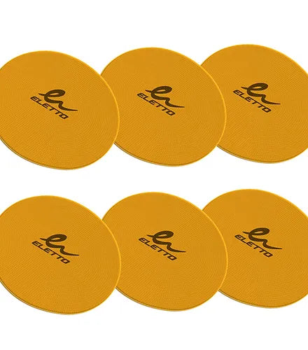 Flat Round Markers 15cm (Set of 6)