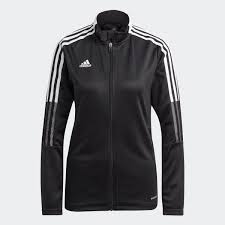 Women's Tiro 21 Training Jacket - Black/White