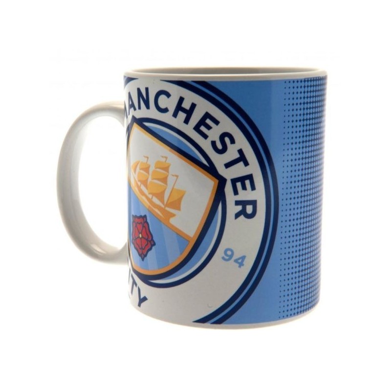 Manchester City Halftone Mug