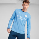 Manchester City FC 2024/25 Long Sleeve Replica Home Jersey