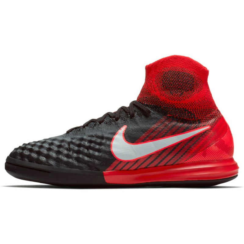 Jr Magistax Proximo II DF Indoor Court Soccer Boots (University Red Pack)