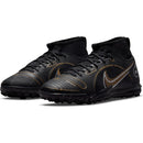 JR Mercurial Superfly 8 Academy Turf Soccer Boots - Shadow Pack